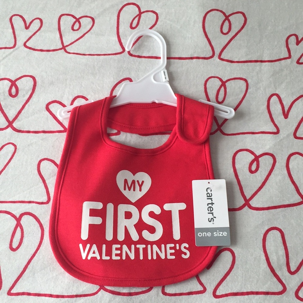Carter’s My First Valentine’s bib